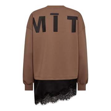 Haute L\' Amitié - Maxi Split Lingerie Sweat - Walnut